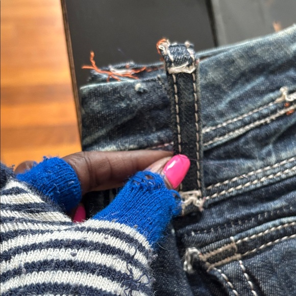 Rock Revival Women's Dark Blue Jeans with Embroidered Pocket - Picture 8 of 8